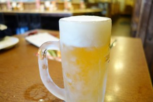 とりどーるのビールはジョッキまでキンキン